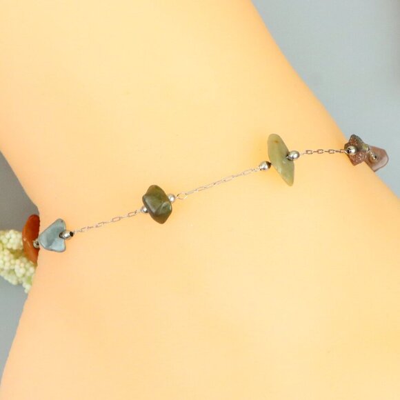 Handmade Anklet – A Stylish Choice for Women, Thoughtful Gift Idea, EVCH1022 - Picture 1 of 8